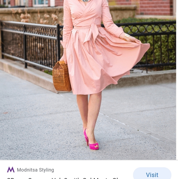 Vintage Wrap Dress - Picture 2 of 5